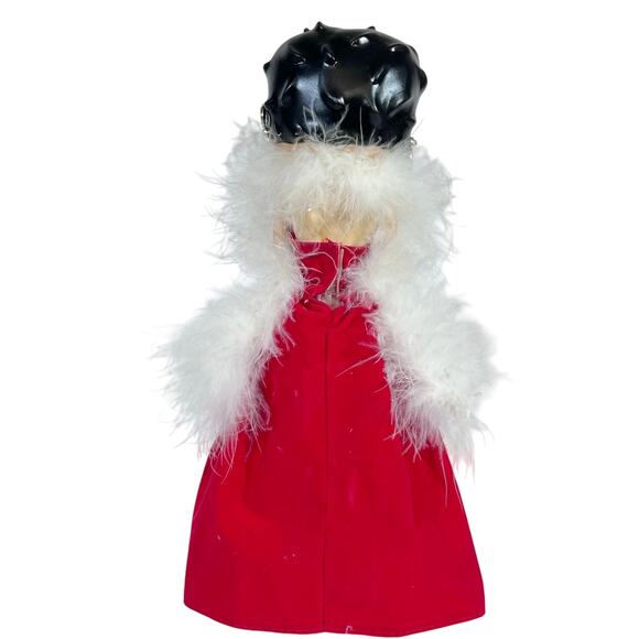 Vintage Betty Boop Fashion Doll Red Dress White Feathers Precious Kids 1998 - Picture 4 of 15